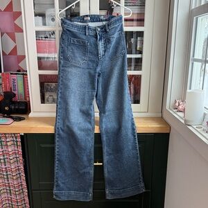 Faherty Blue Flare Women's Jeans